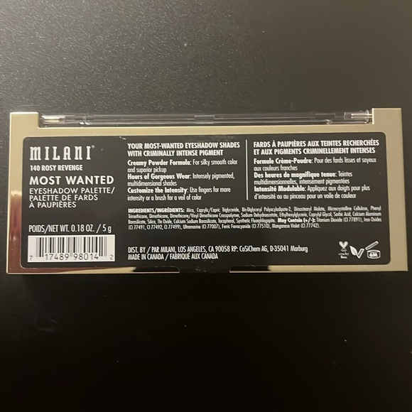 NWT & SEALED BRAND NEW Milani Eye Shadow Palette - Picture 5 of 5